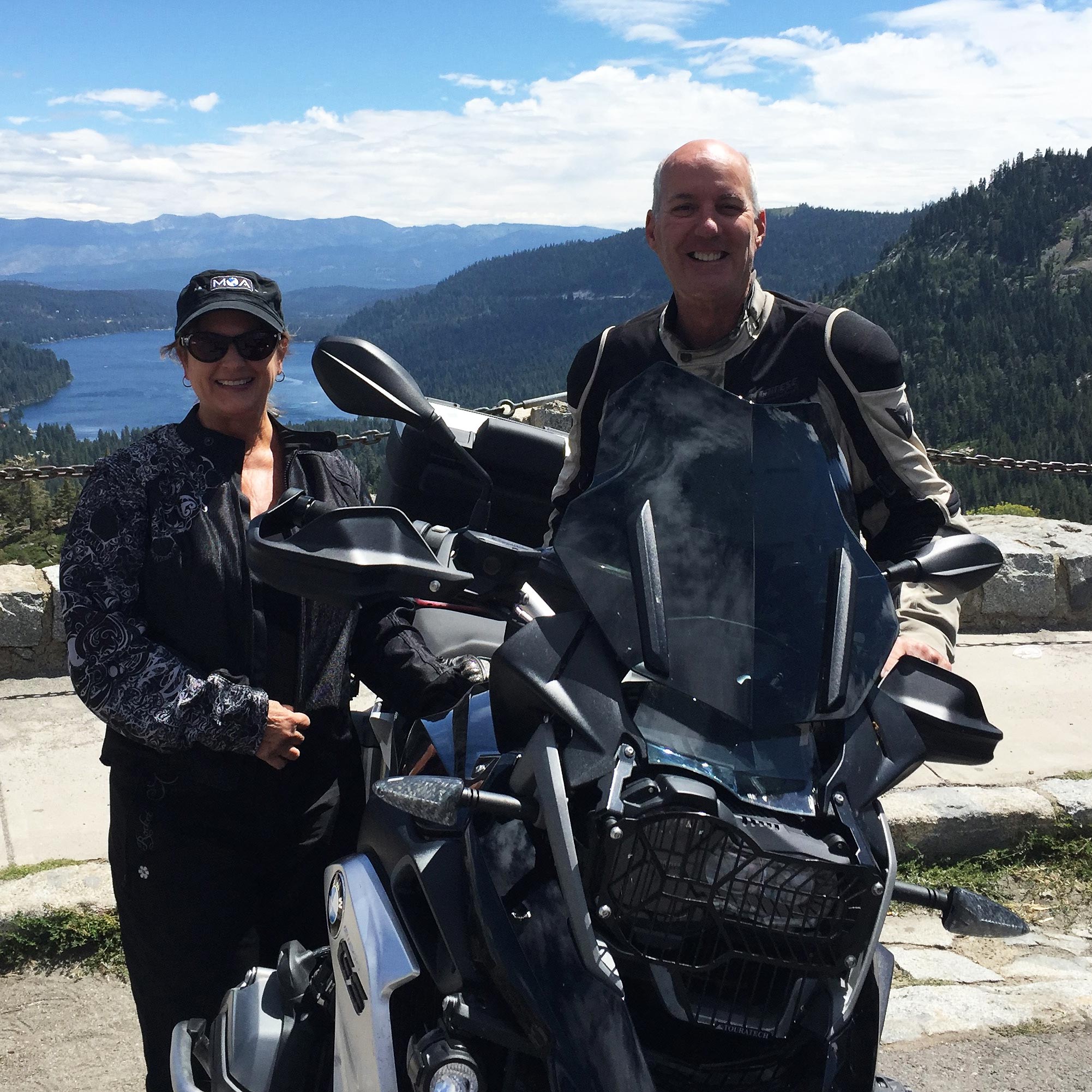 Bob and Joanie – founders of High Road Motorcycle Rentals and Tours in Sacramento, CA